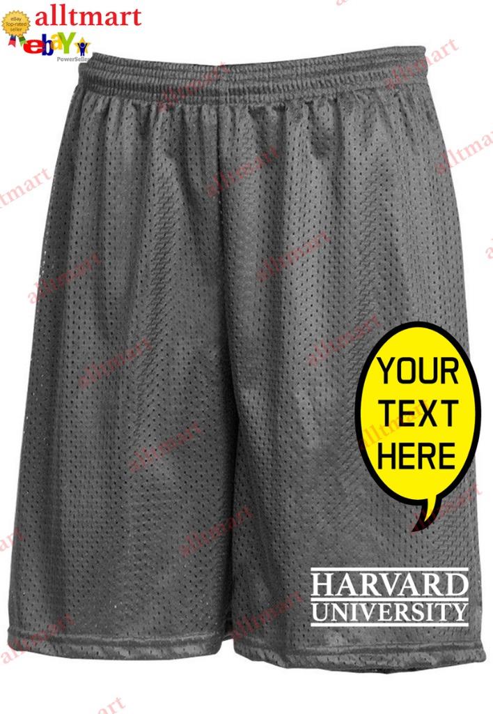 CUSTOM TEXT LOGO PERSONALIZED CASUAL BASKETBALL SHORTS ATHLETIC MESH SHORT PANTS - Picture 13 of 19