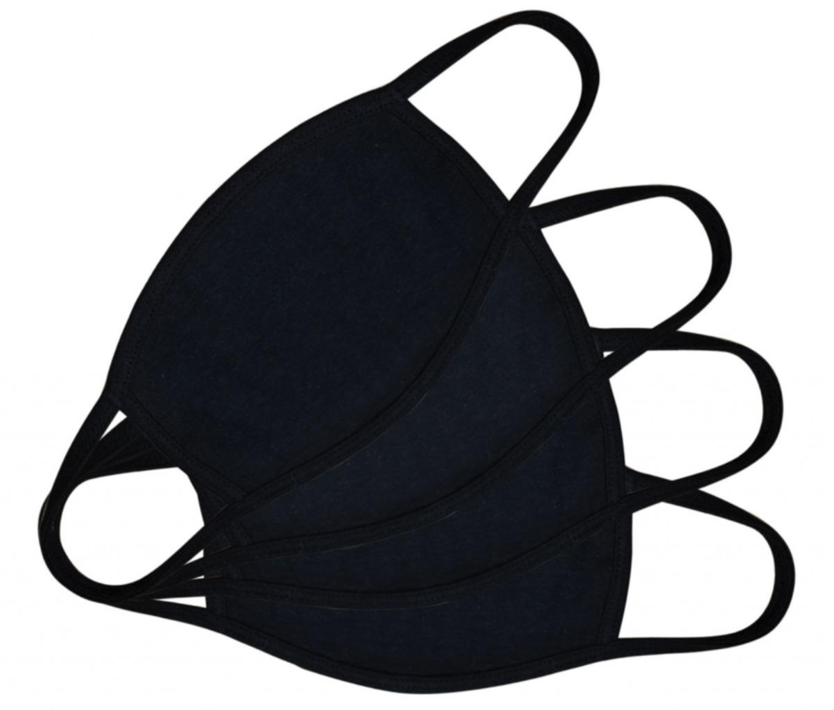 Washable Reusable Black White Color Ship from USA Made In USA Cotton Face Mask - Picture 6 of 13