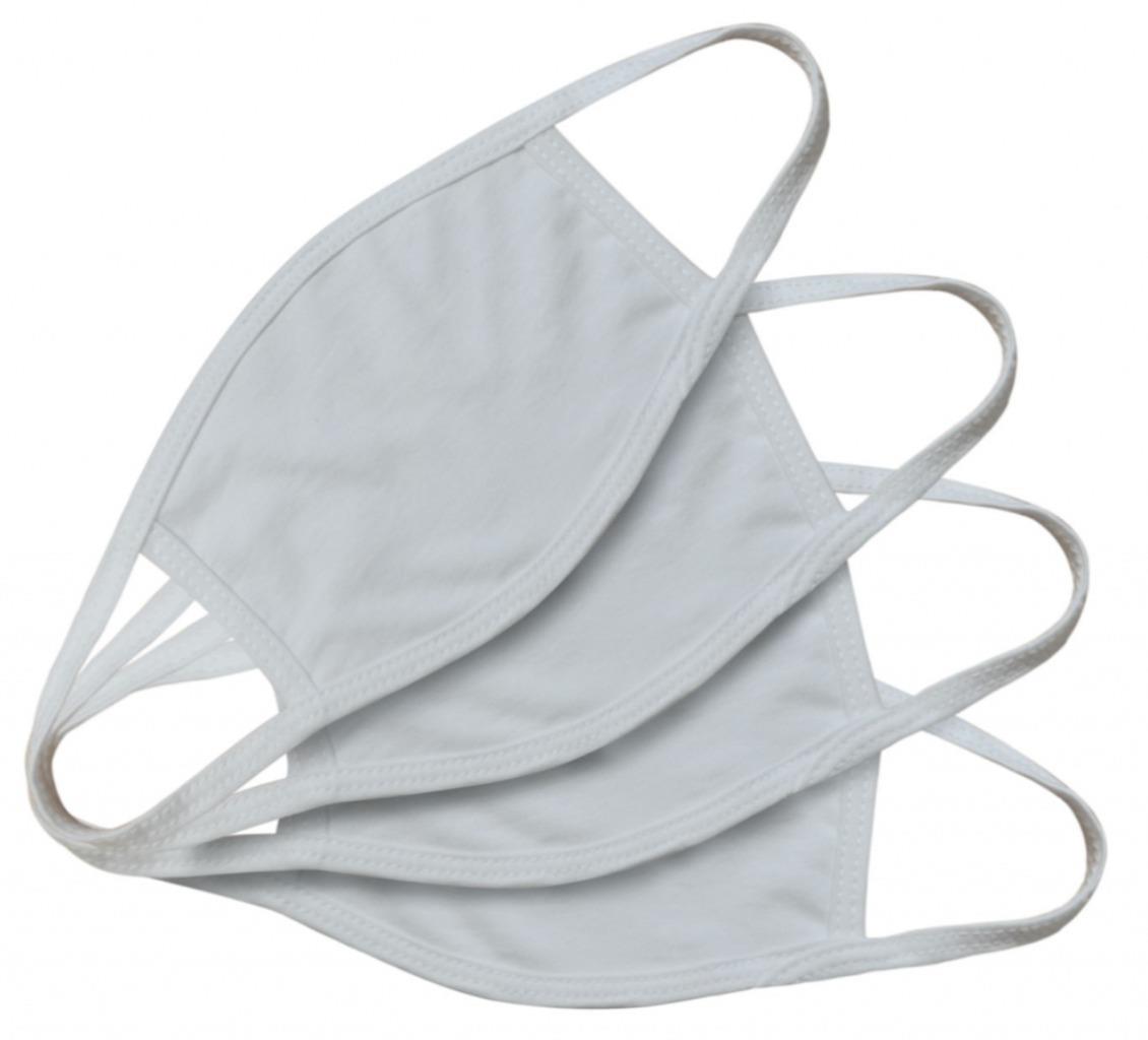 Washable Reusable Black White Color Ship from USA Made In USA Cotton Face Mask - Picture 10 of 13