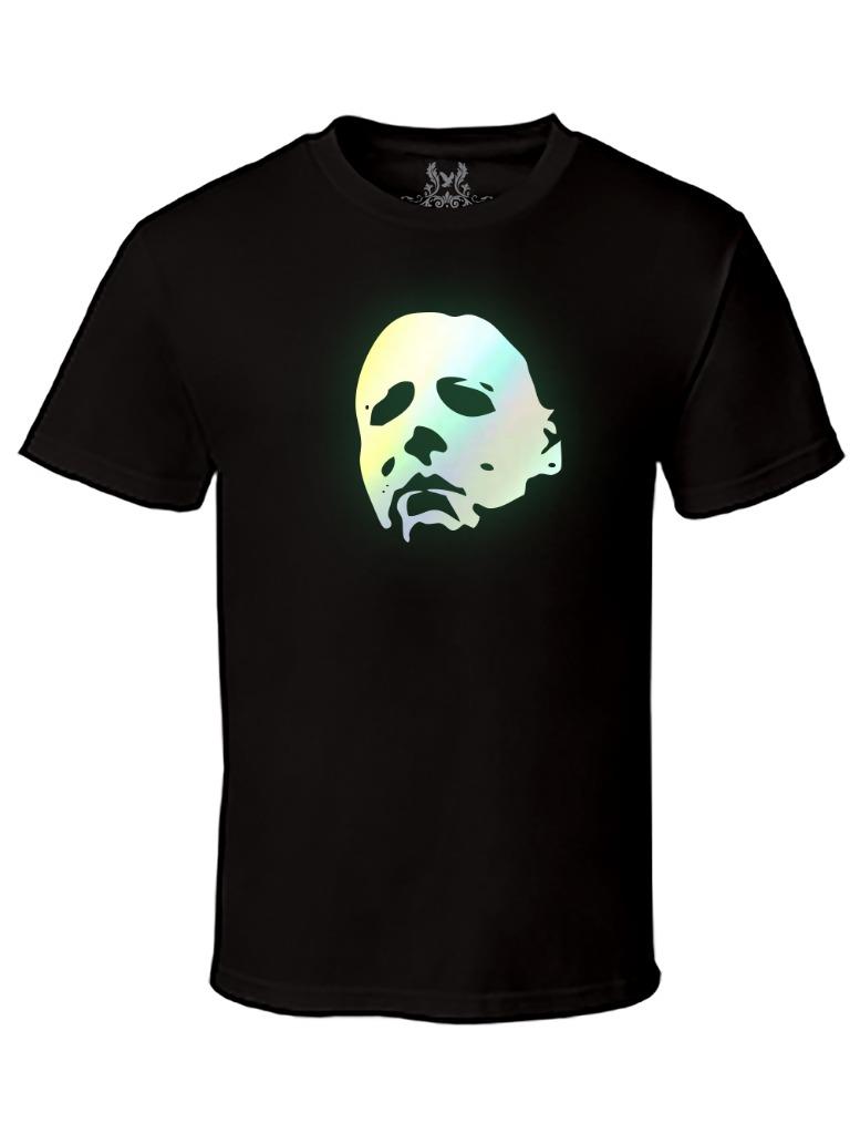HERREN HALLOWEEN MICHAEL MYERS CHUCKY JOKER SCHÄDEL LEUCHTEN IM DUNKELN LUSTIGE T-SHIRTS - Bild 13 von 18
