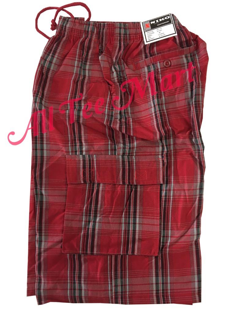 Loose Fitting Checkered Pants