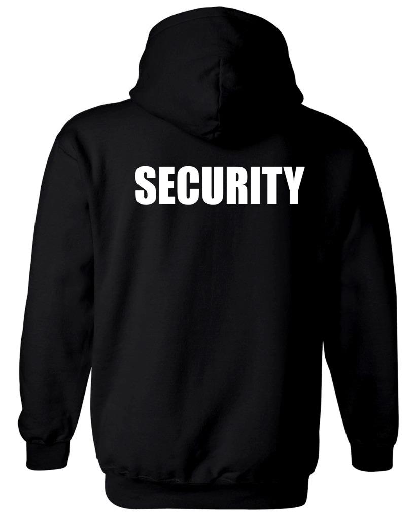 NEU HERREN SECURITY PULLOVER KAPUZE HOODIE JACKE STRAND SAFETY STAFF SWEATSHIRT - Bild 13 von 15