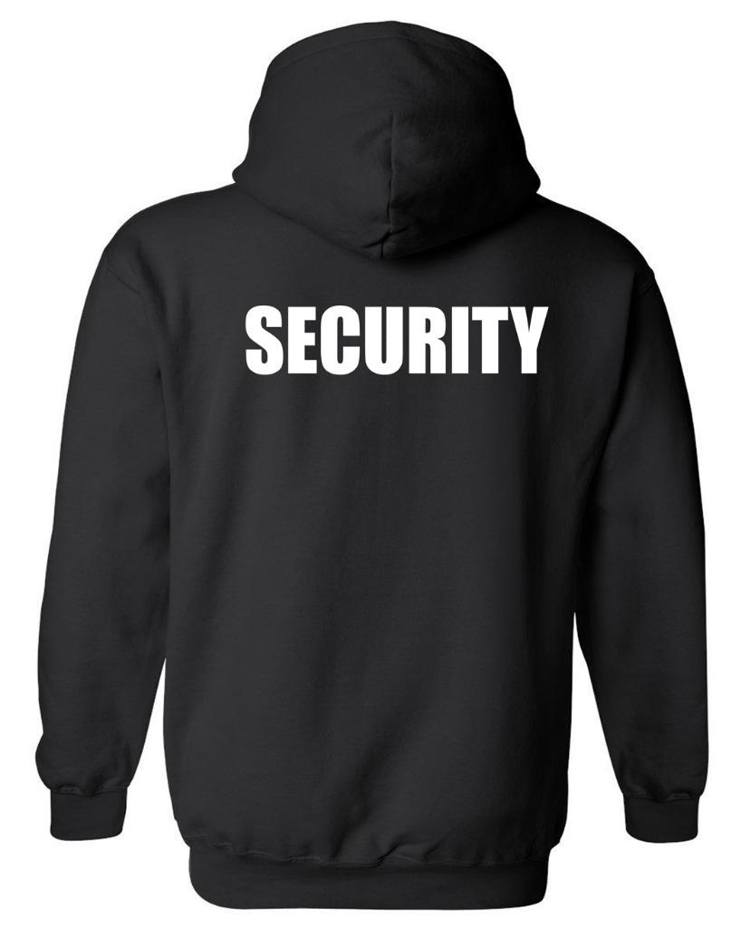 NEU HERREN SECURITY PULLOVER KAPUZE HOODIE JACKE STRAND SAFETY STAFF SWEATSHIRT - Bild 14 von 15