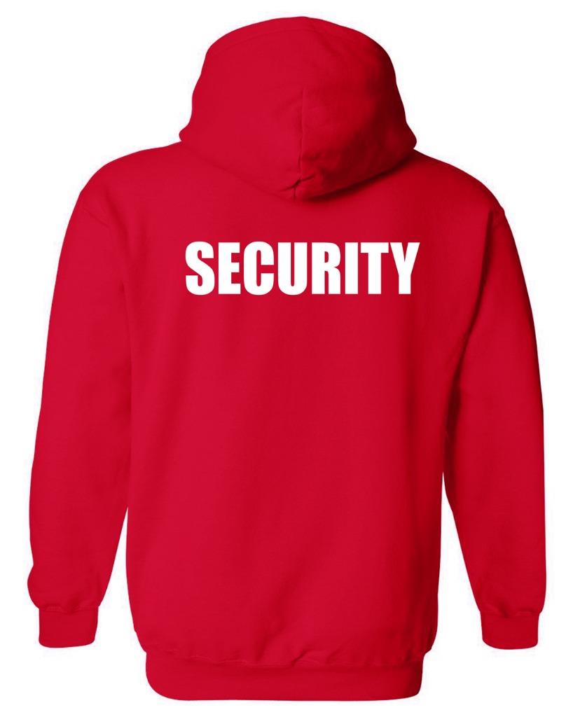 NEU HERREN SECURITY PULLOVER KAPUZE HOODIE JACKE STRAND SAFETY STAFF SWEATSHIRT - Bild 11 von 15