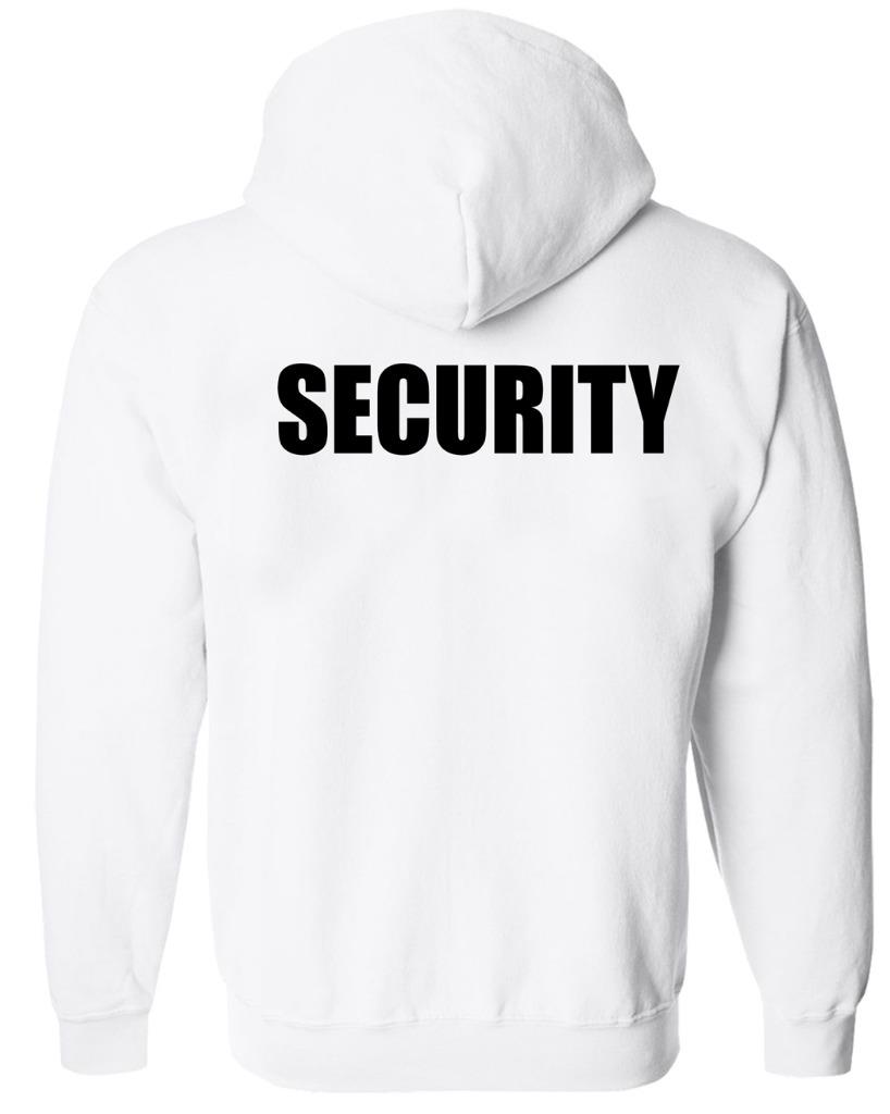 NEU HERREN SECURITY PULLOVER KAPUZE HOODIE JACKE STRAND SAFETY STAFF SWEATSHIRT - Bild 12 von 15