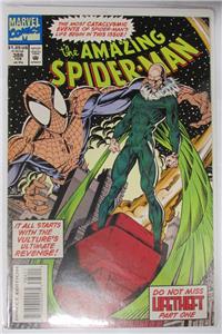 COMIC BOOK MARVEL THE AMAZING SPIDER MAN #386 LIFE THEFT 1