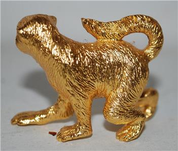 RISIS EPNG 24KT GOLD PLATED CHINESE ZODIAC MONKEY FIGURINE ~115~ | eBay