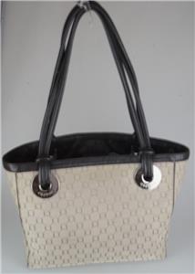 Oroton Genuine Signature Essential Tote Handbag Jacquard