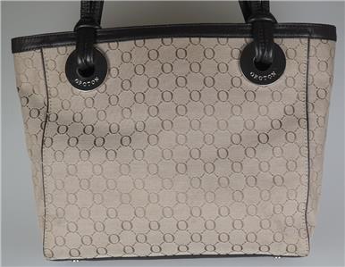 ★Oroton★Harvey Signature Shopper Tote レザー トートバッグ Harvey Signature Shopper Tote - Black/Cognac | Oroton