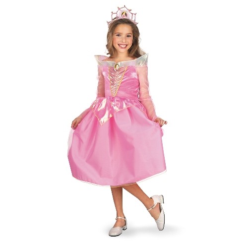 AURORA Sleeping Beauty Disney Princess Child Costume Size: 4-6 Disguise ...