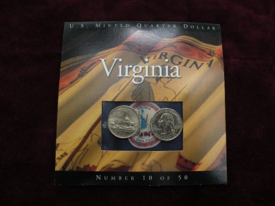 有关以下物品的详细资料: 2000-p & 2000-d virginia (state quarter