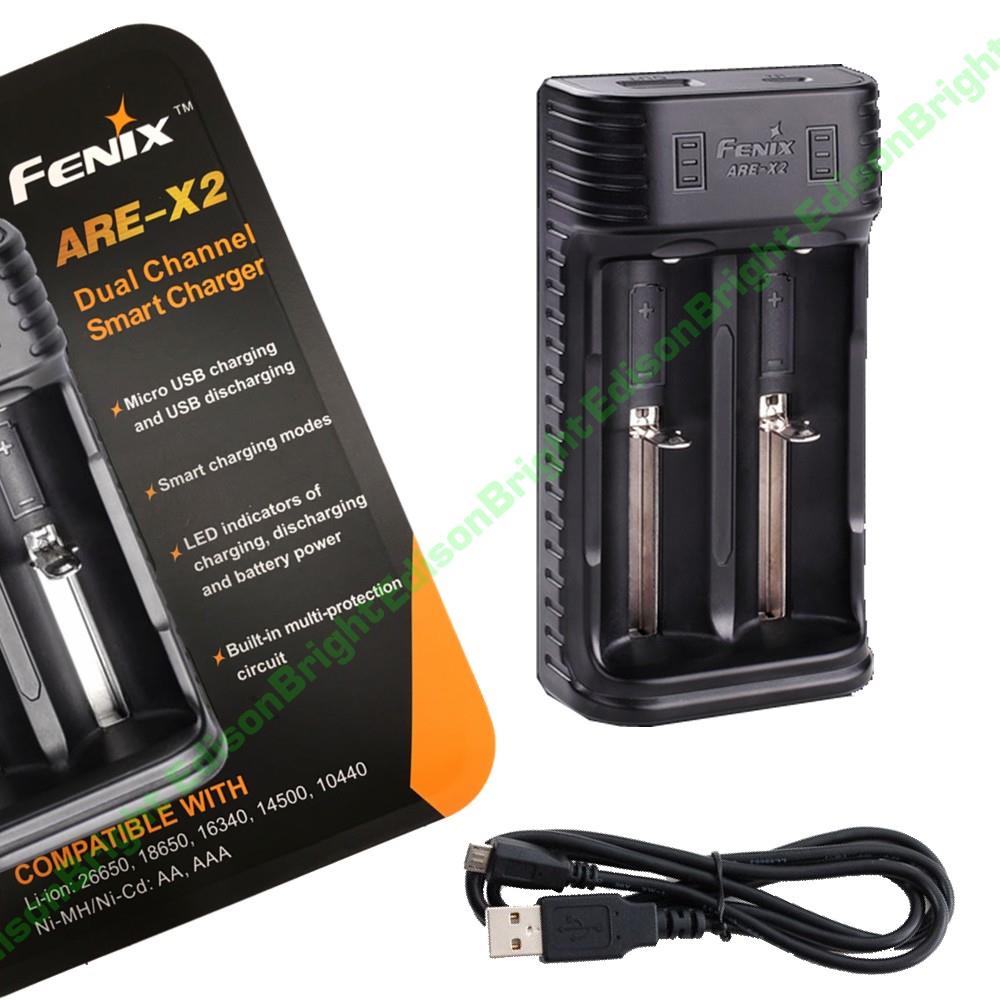 fenix are x2 dual channel smart battery charger for 18650 fenix are x2 dual channel smart battery charger for 18650