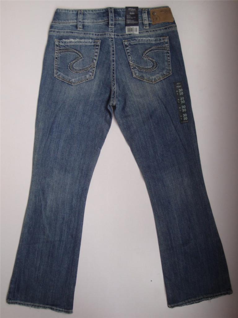 Silver Jeans Mid Rise Curvy Fit Relaxed Hip& Thigh Boot Cut Leg | eBay