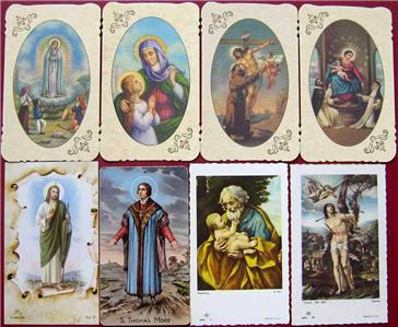 52 COLLECTIBLE ITALIAN CATHOLIC HOLY CARDS COLLECTION | eBay