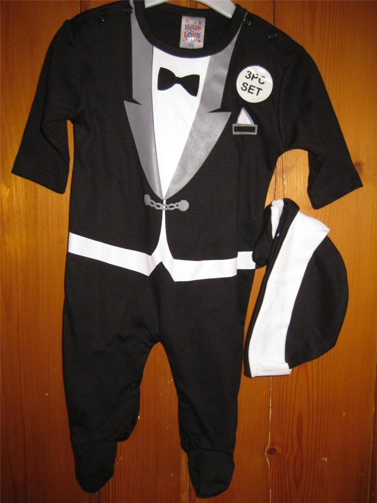 Tuxedo Baby Grow of over 1, results for