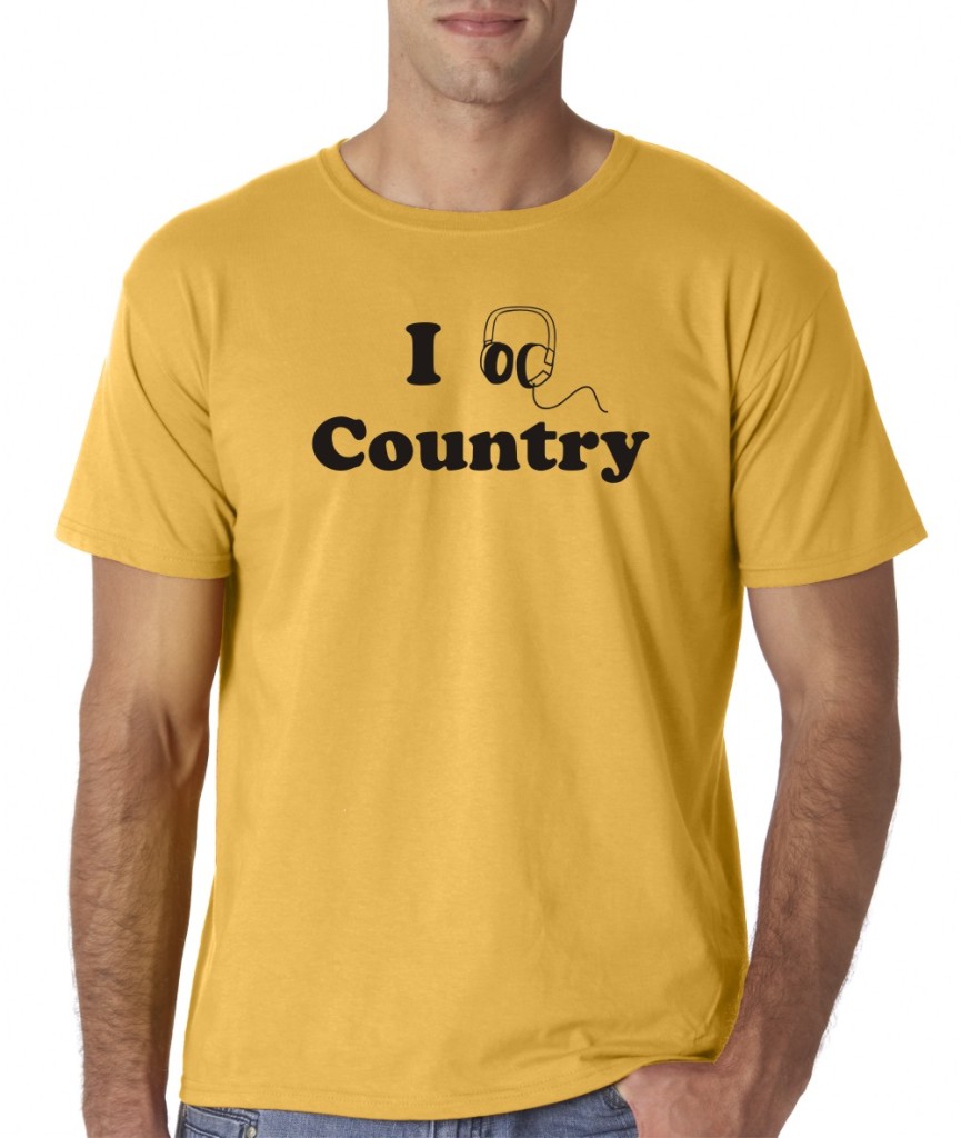 Mens I Listen Love Country Music T-Shirt Tee Headphones | eBay