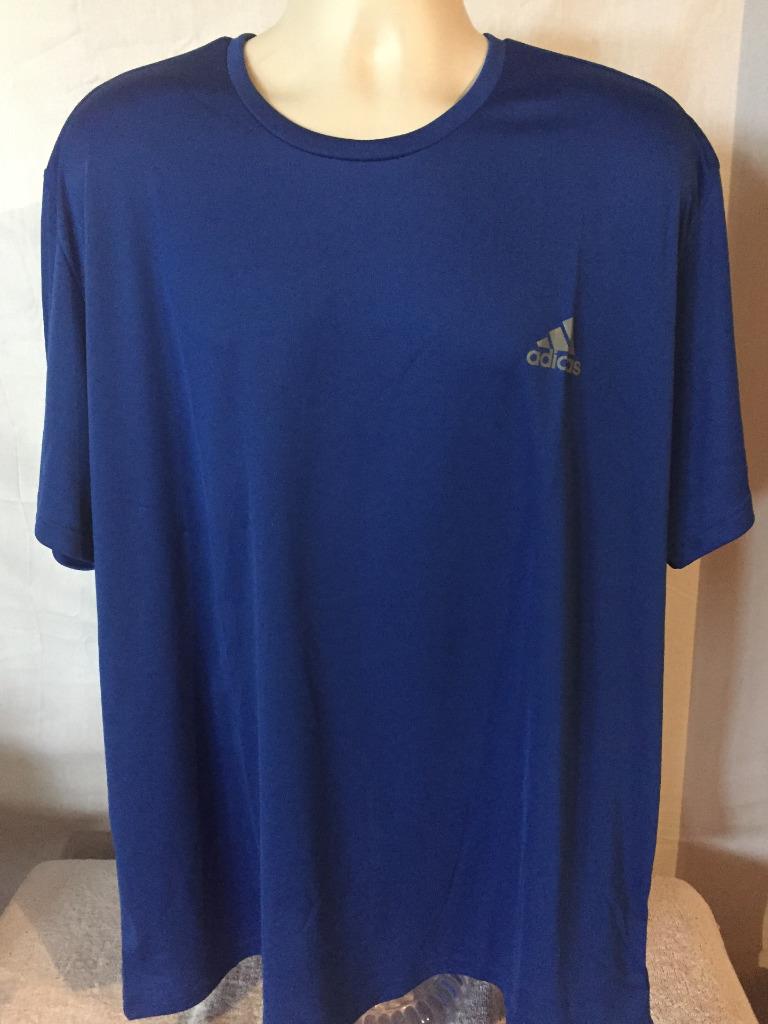 New Adidas Big and Tall ClimaLite Logo Tech T Shirt 3XL 4XL 5XL 3XLT ...