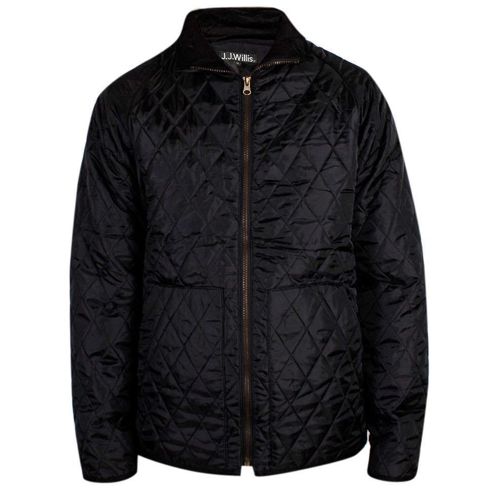 Mens JJ Willis Diamond Quilted Jacket Designer Padded Warm Coat | eBay