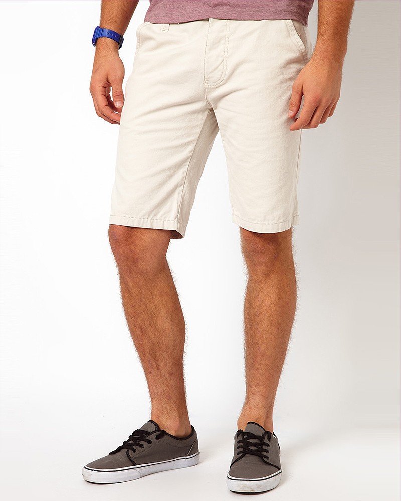 New Mens Bellfield Chino Shorts Tailor Fitted Gents Summer Soft Denim ...