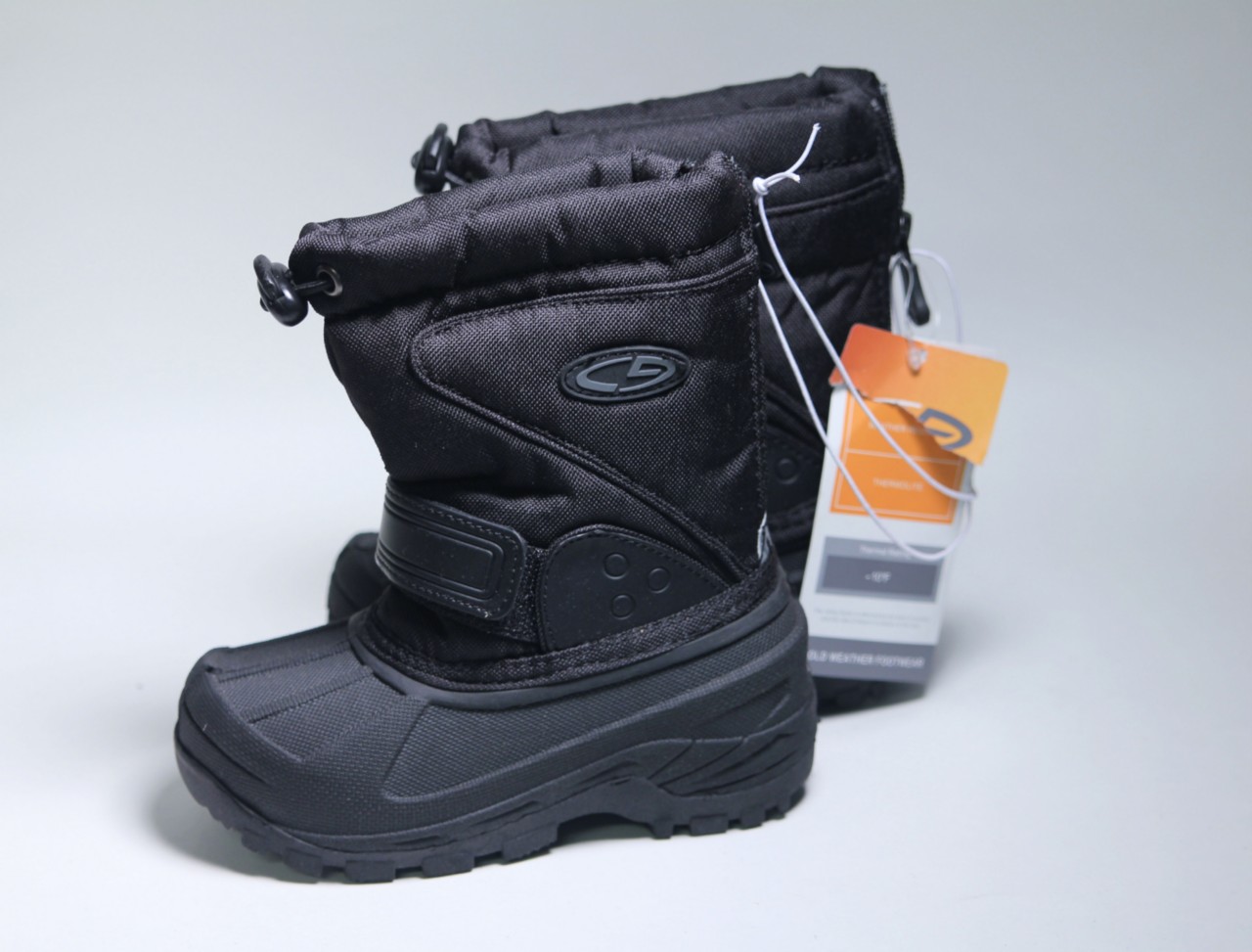 Champion Winter Snow Boots Toddler Boys Black Sizes 5 6 8