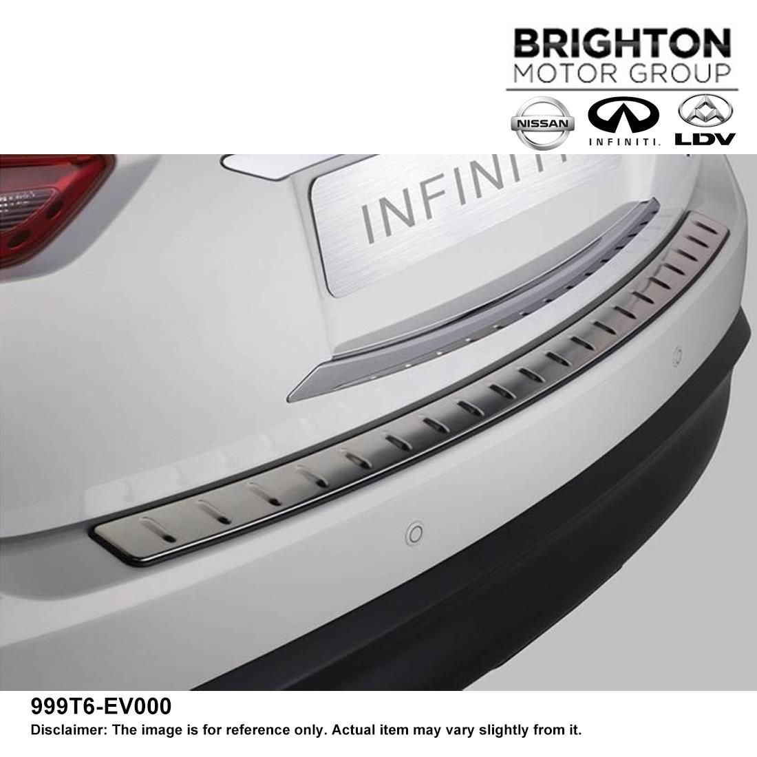 Rear Stainless Steel Nissan Genuine 999T6-XZ000 Bumper Protector