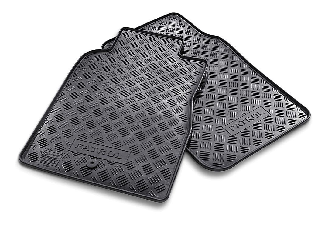 New Genuine Nissan GU Patrol (Y61) Rubber Floor Mats Front Part G4900VCFR2AU eBay