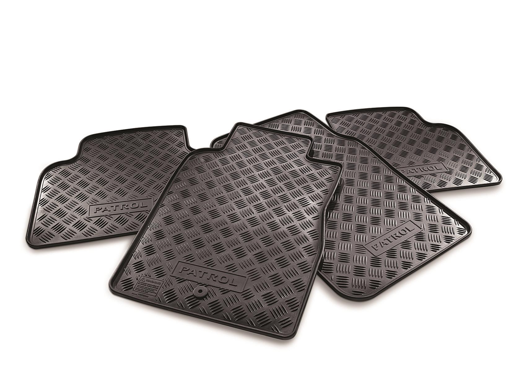 New Genuine Nissan Gu Patrol Y61 Rubber Floor Mats Rear