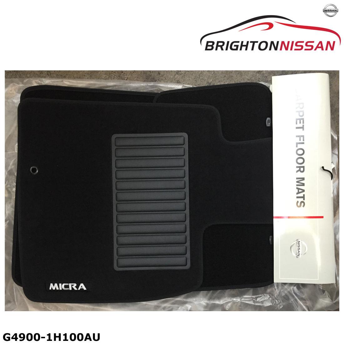 New Genuine Nissan Micra K13 Carpet Floor Mat Set G49001H100AU eBay