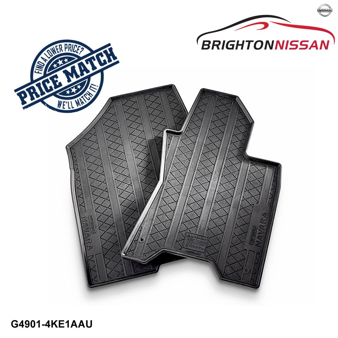 Genuine Nissan Navara NP300 D23 Rubber Floor Mats Front Set of 2 MT G49014KE1AAU eBay