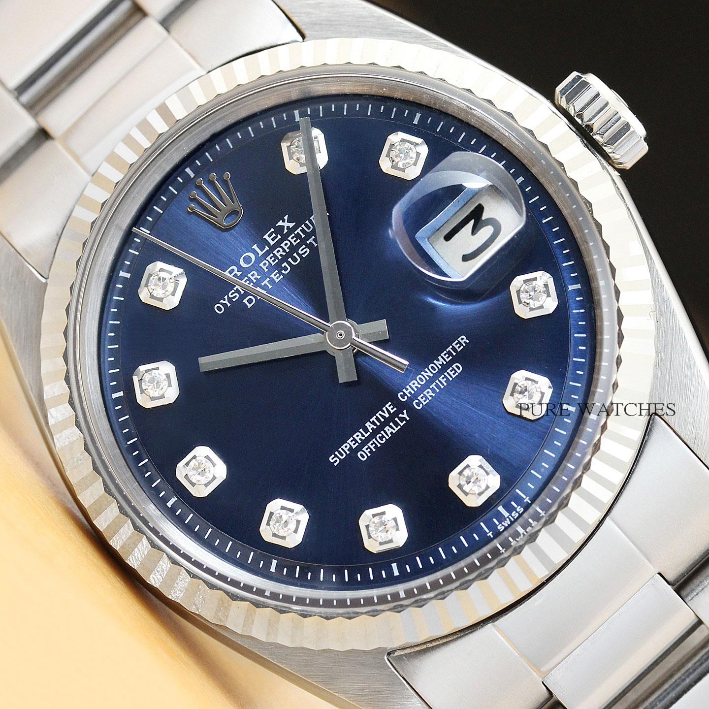 rolex datejust 18k