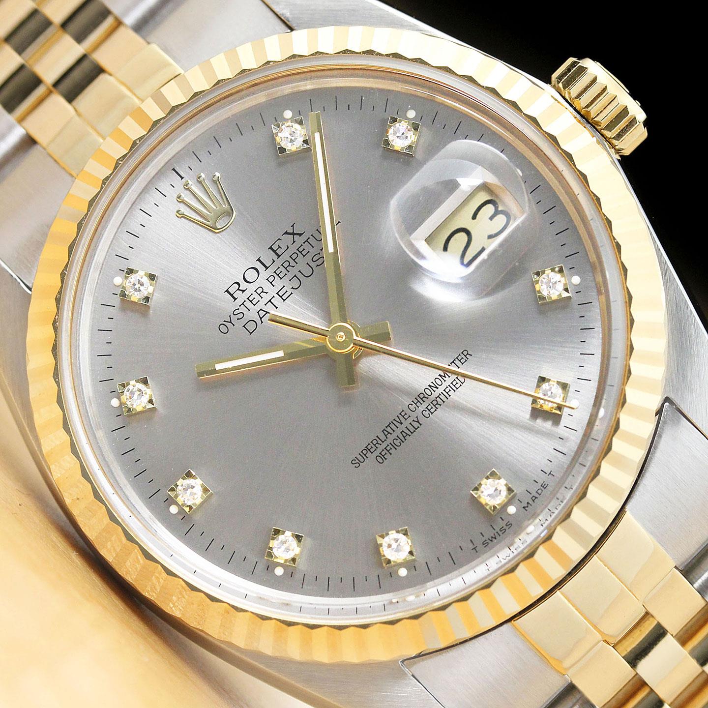 ROLEX 16013 付属品 2コマx2 YG/SSコンビ & 木製内箱 純正 1088314837_o.jpg