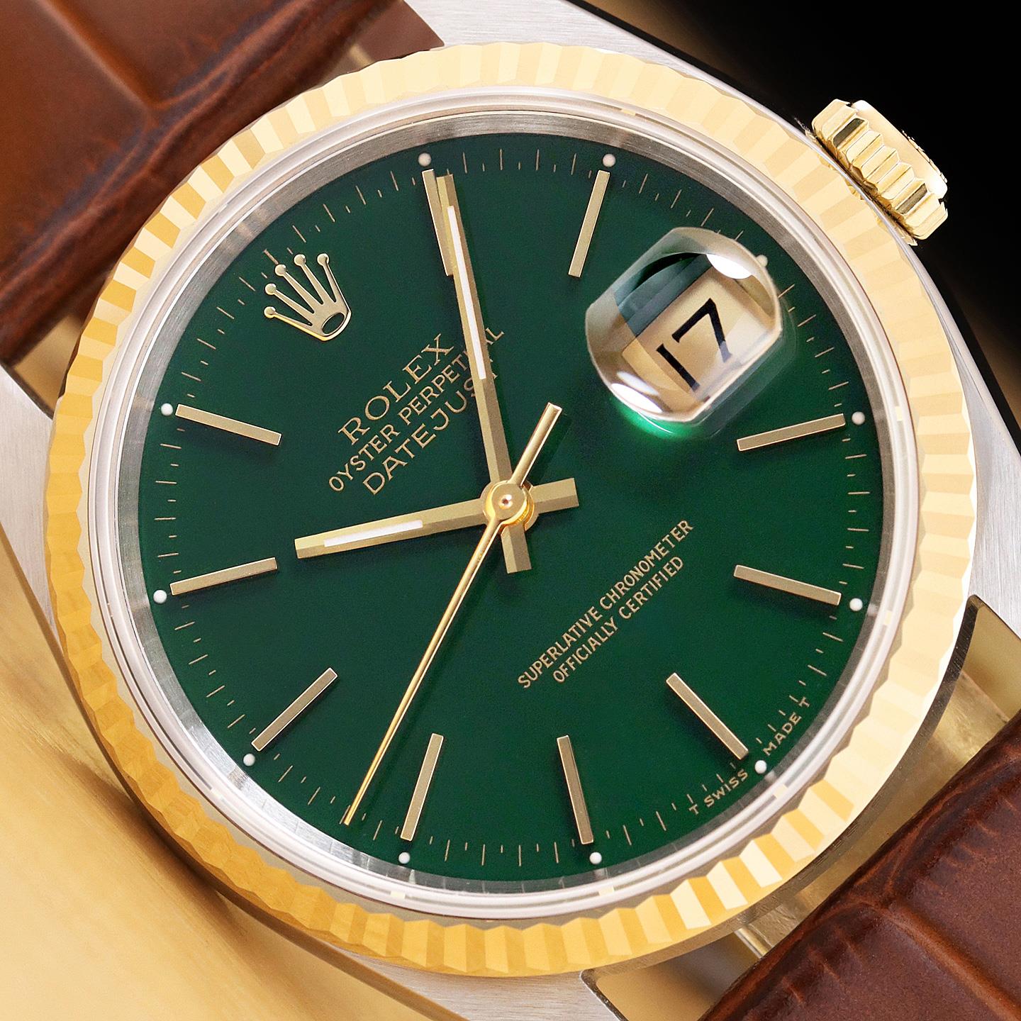 ロレックス ROLEX 正規品 箱 ケース 16233 グリーン 中古 メンズ 正規/純正品】ROLEX ロレックス 空箱 BOX ケース 緑×グリーン