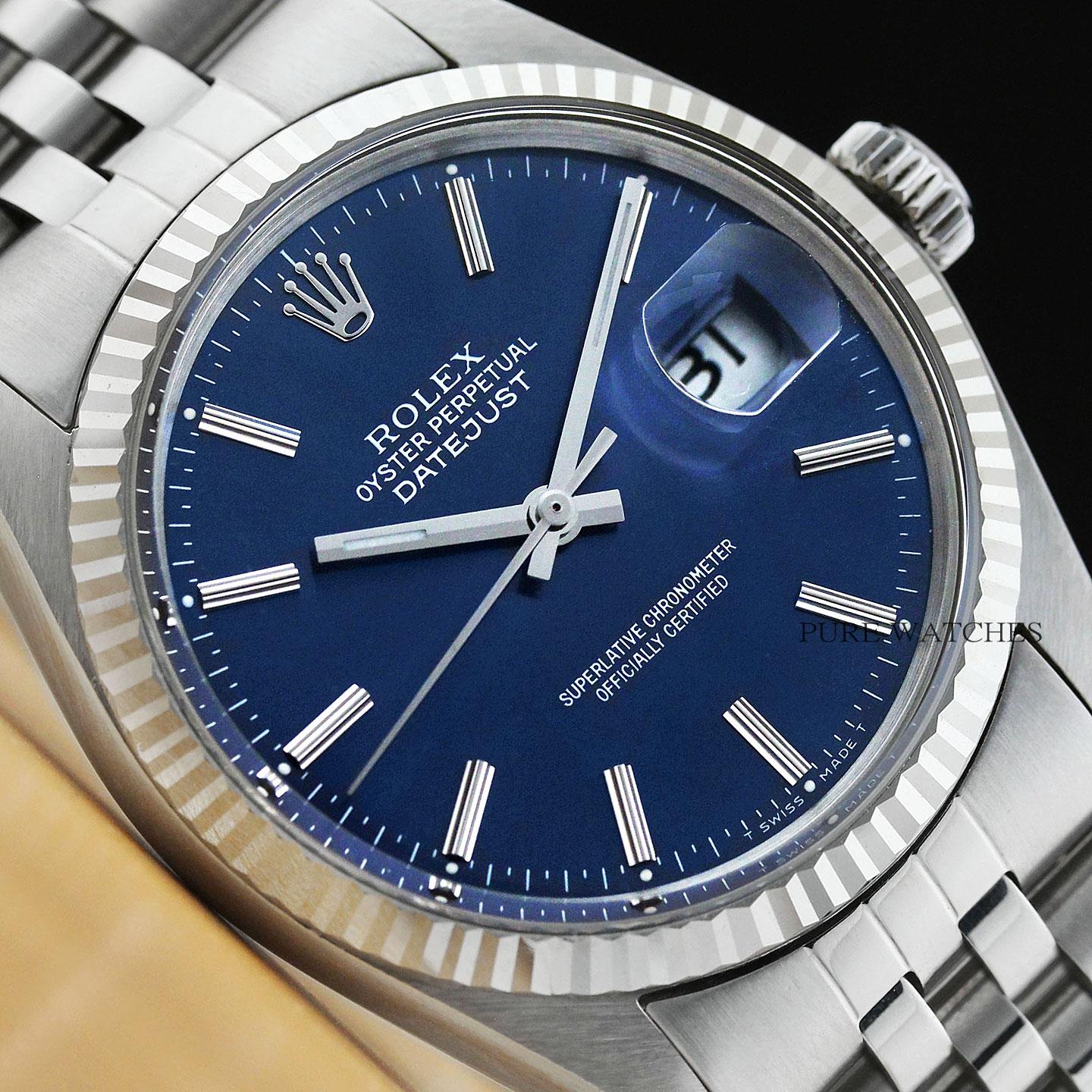 datejust blue dial