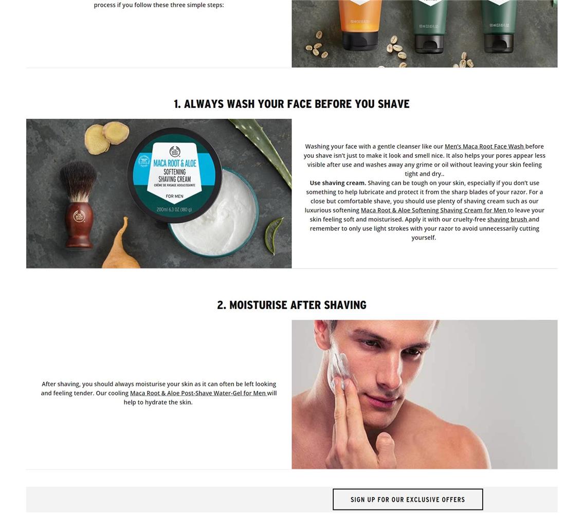 The Body Shop MEN'S GROOMING Skin Care And Shaving & Facial Products For Men eBay