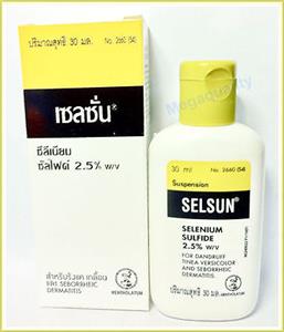 selenium sulfide selsun scaly itchy