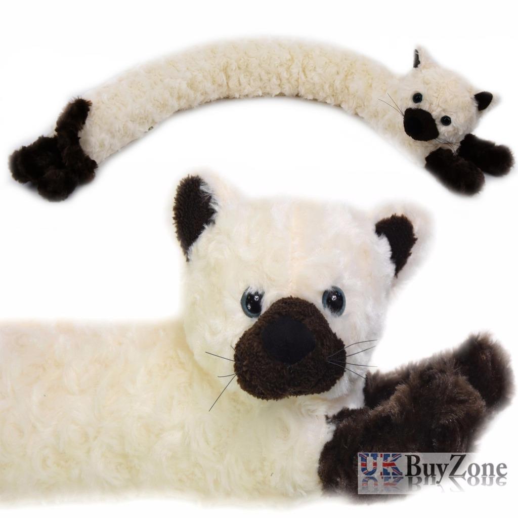Novelty Draught Excluder Dog Cat Design Fabric Fleece Draft