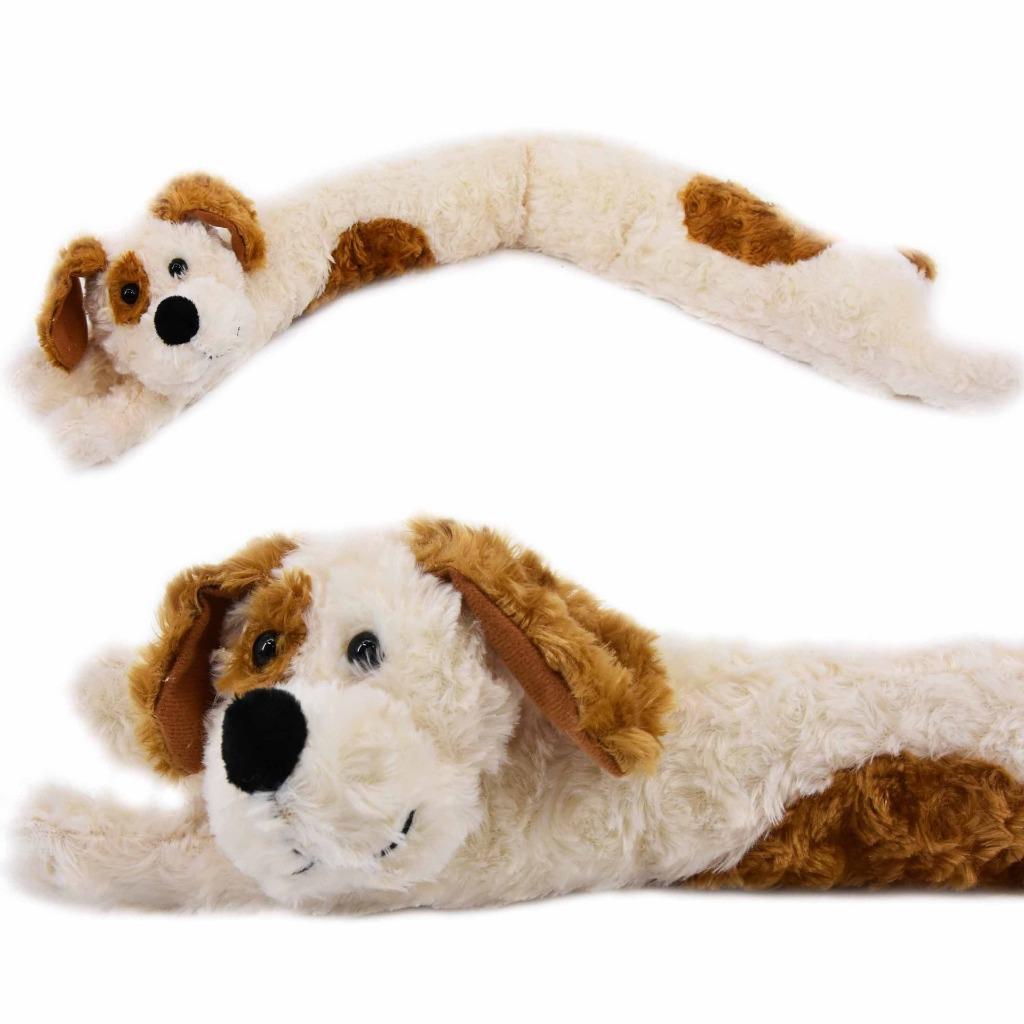 Novelty Draught Excluder Dog Cat Design Fabric Fleece Draft Door