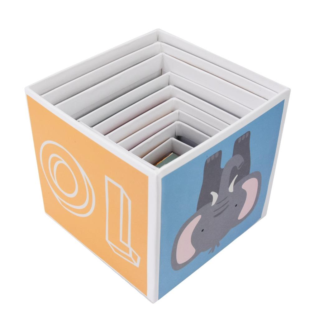 Baby Large Nesting & Stacking Blocks Cubes Set Numbers, Animals, Shapes
