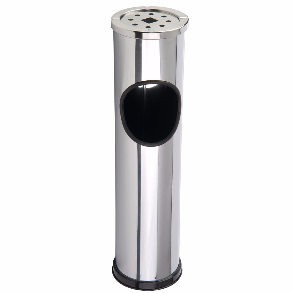 Free Standing Ashtray Cigarette Stand Stainless Steel Outdoor Dust