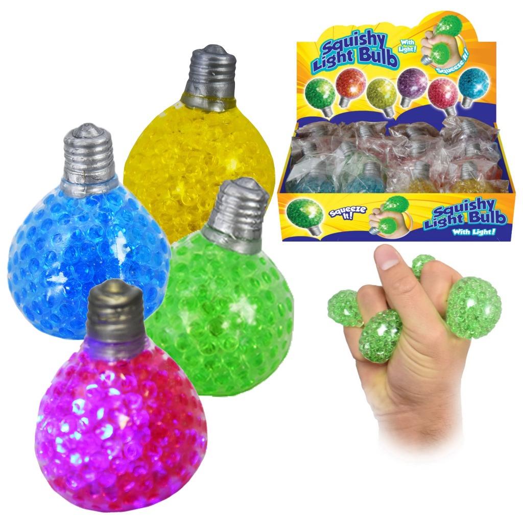 Set of 12 Squishy Light Up Bulbs