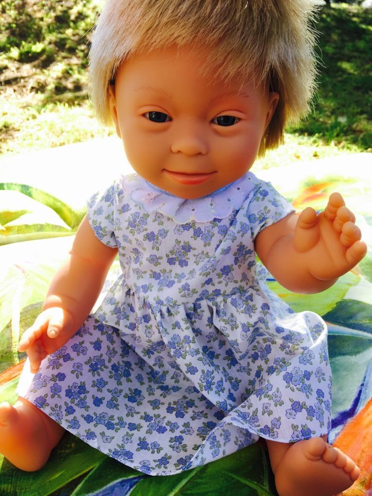 16" Realistic Lifelike Reborn Baby Doll with Down Syndrome Handmade