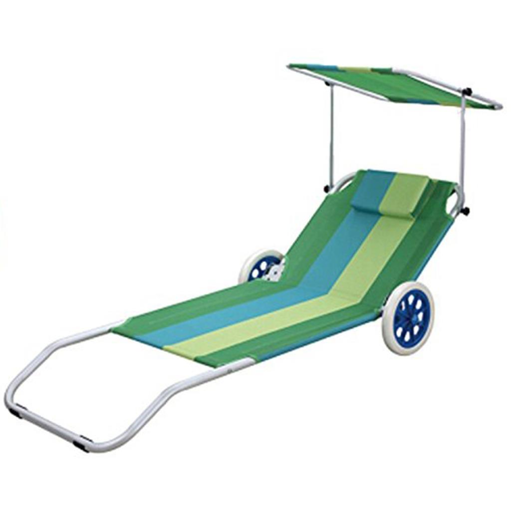 pool lounger with canopy