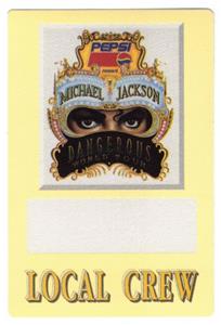 Michael Jackson 1992 Dangerous World Tour Local Crew Cloth Yellow