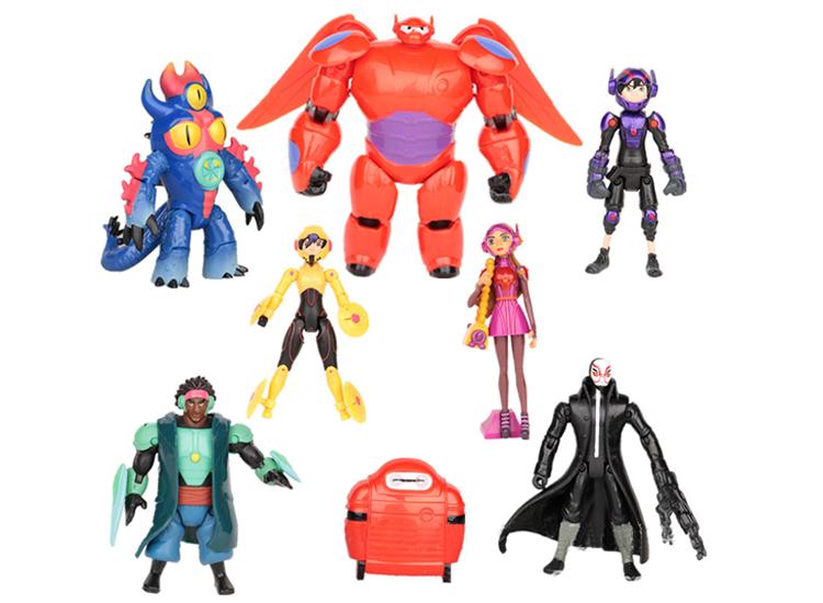 7pcs Set Big Hero 6 Action Figures New Baymax Hiro Kids Toy Dolls | eBay