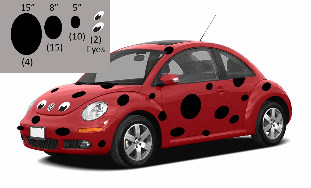 Muurversieringen Stickers Huis 5 3 6 Or 8 I Love Ladybug Car Bumper Sticker Decal Ridesharejustice Org