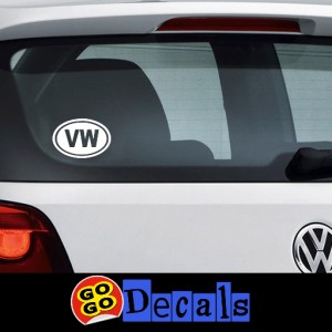 Volkswagen Decals, Volkswagen VW window sticker, Car decal. 6 PCS | eBay