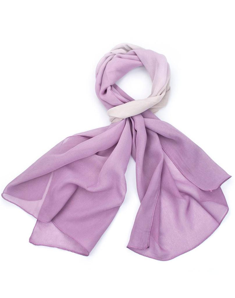 Women Lady Plain Fashion Scarf / Two Tone Classy Scarves Go with any ...