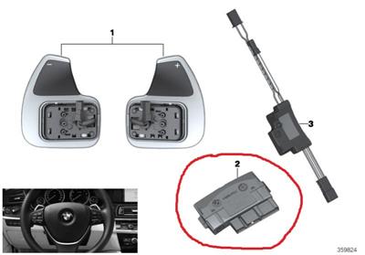 Bmw F10 F07 F06 F01 F30 F20 X3 X4 X5 X6 Steering Wheel