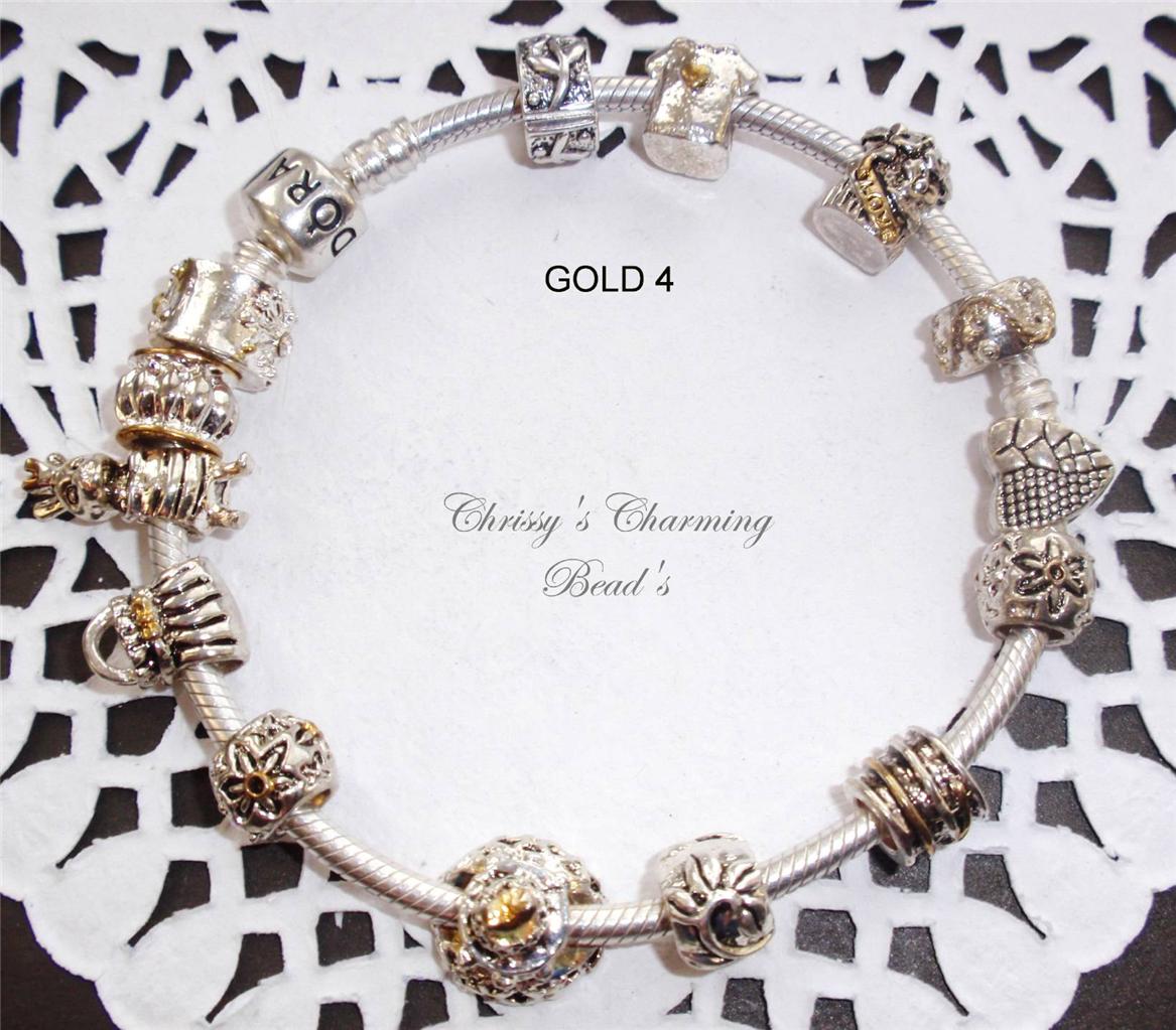 Gold pandora charms - Fine Charms & Charm Bracelets : Mince His Words