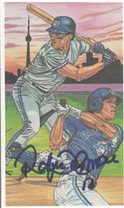 ROBERTO ALOMAR AUTOGRAPHED 1993 McCLEAN ART WORK CARD ...